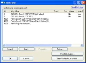 checksum