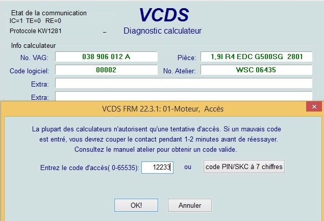 vag com log in code