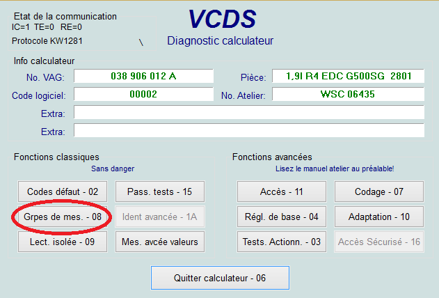 vagcom groupe mesure